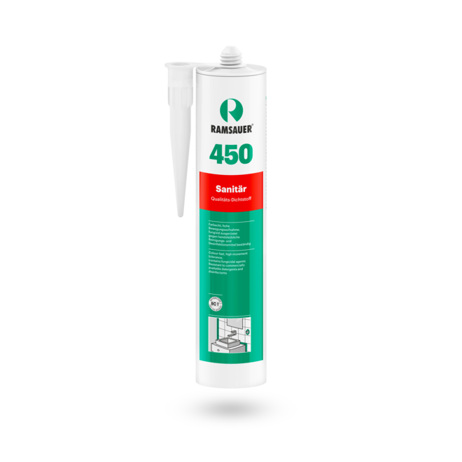 Produktbild 450 Sanitär - Dichtstoff für Sanitärfugen - Ramsauer