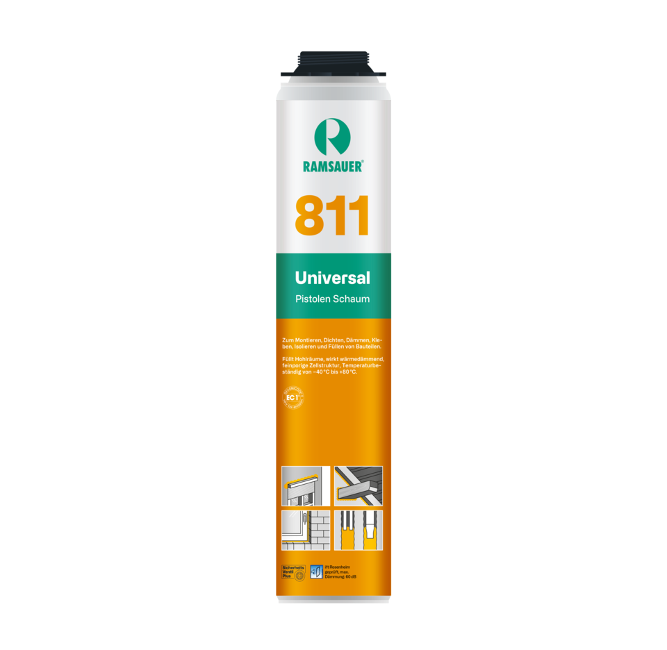 Produktbild - 811 Universal Pistolen Schaum - PU-Schaum - Ramsauer