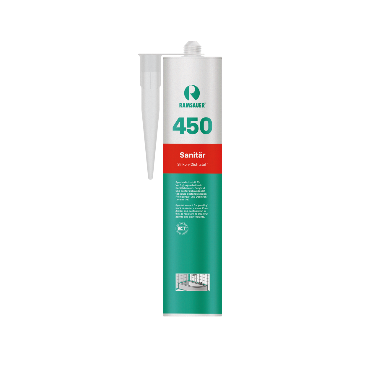 Produktbild 450 Sanitär - Dichtstoff für Sanitärfugen - Ramsauer